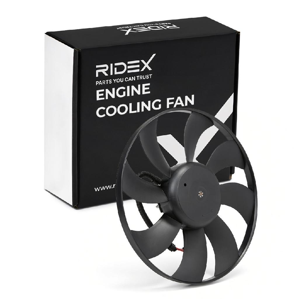 RIDEX 508R0087 Kühlerlüfter Lüfter Motorkühlung für VW POLO (9N) 6Q0959455AE