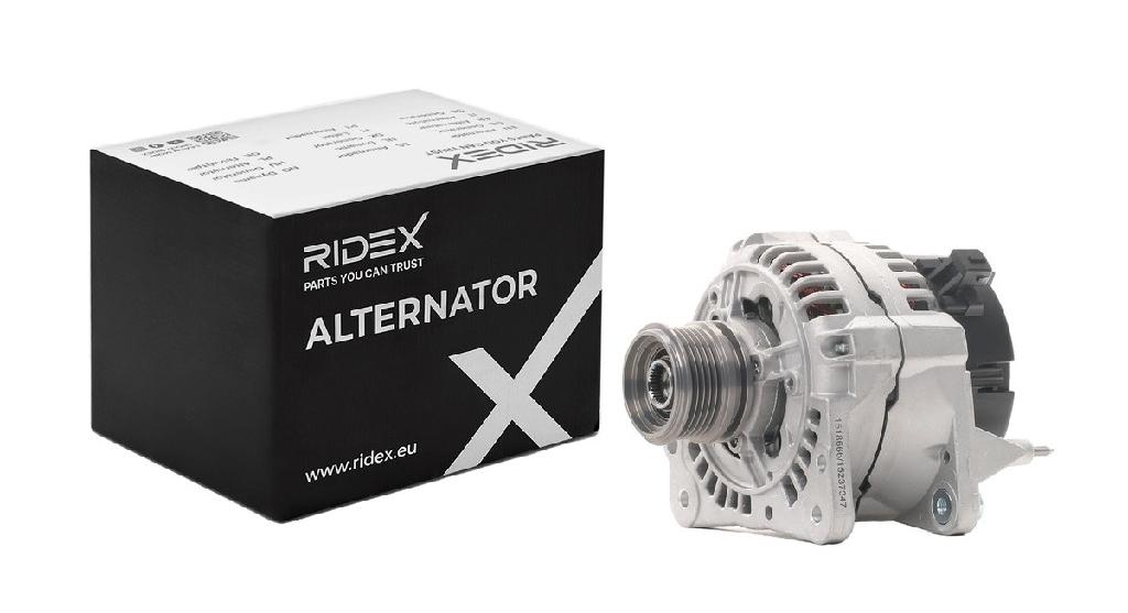 RIDEX 4G1045 Lichtmaschine 90A 12V Drehrichtung im Uhrzeigersinn mit für VW