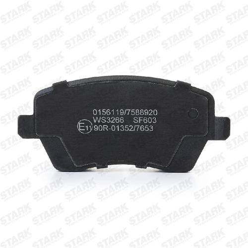 STARK Bremsbelagsatz Bremsbeläge Vorne für RENAULT Clio 1V Schrägheck (BH) Bild STARK Bremsbelagsatz Bremsbeläge Vorne für RENAULT Clio 1V Schrägheck (BH)