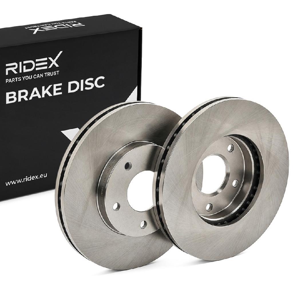 RIDEX 82B0111 2x Bremsscheiben Vorne Ø279,8mm Belüftet für NISSAN X-TRAIL