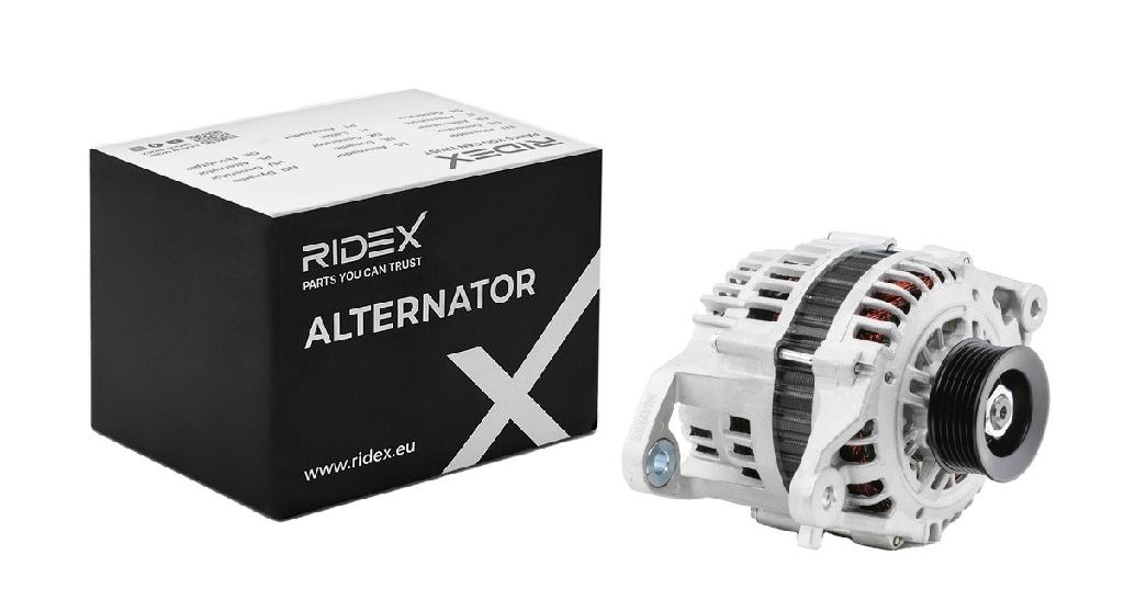 RIDEX 4G0221 Lichtmaschine 80A 12V Drehrichtung im Uhrzeigersinn mit für NISSAN