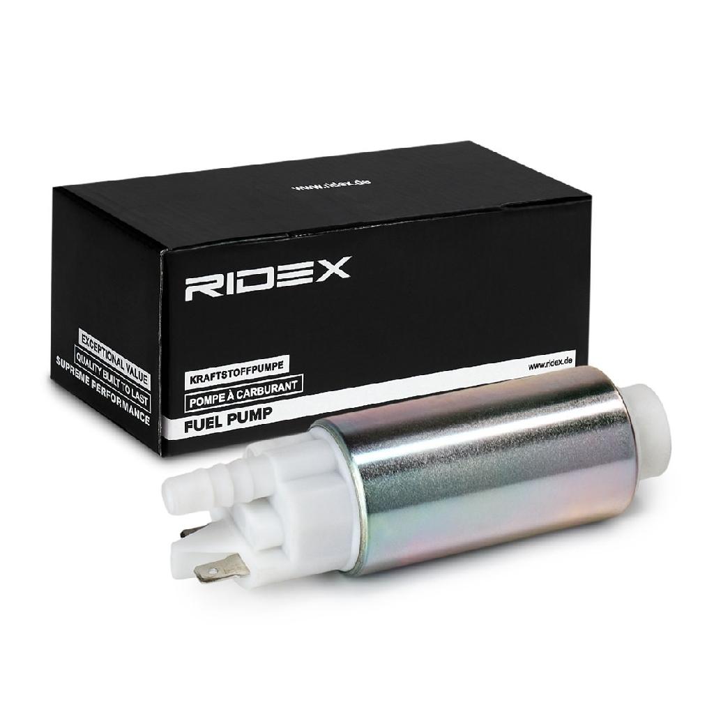 RIDEX 458F0112 Kraftstoffpumpe 4 Bar Druck für RENAULT Clio 1I Twingo 1 (C06)