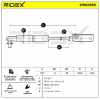RIDEX 219G0595 Heckklappendämpfer links Länge:610mm Hub: 260mm für SUZUKI Bild RIDEX 219G0595 Heckklappendämpfer links Länge:610mm Hub: 260mm für SUZUKI