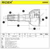 RIDEX 5J0312 Gelenksatz Antriebswelle Achswelle radseitig für NISSAN 39100C6000 Bild RIDEX 5J0312 Gelenksatz Antriebswelle Achswelle radseitig für NISSAN 39100C6000