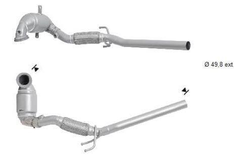 VEGAZ SKK-926 Katalysator Kat Euro 6 für VW Polo Schrägheck (6R1, 6C1)