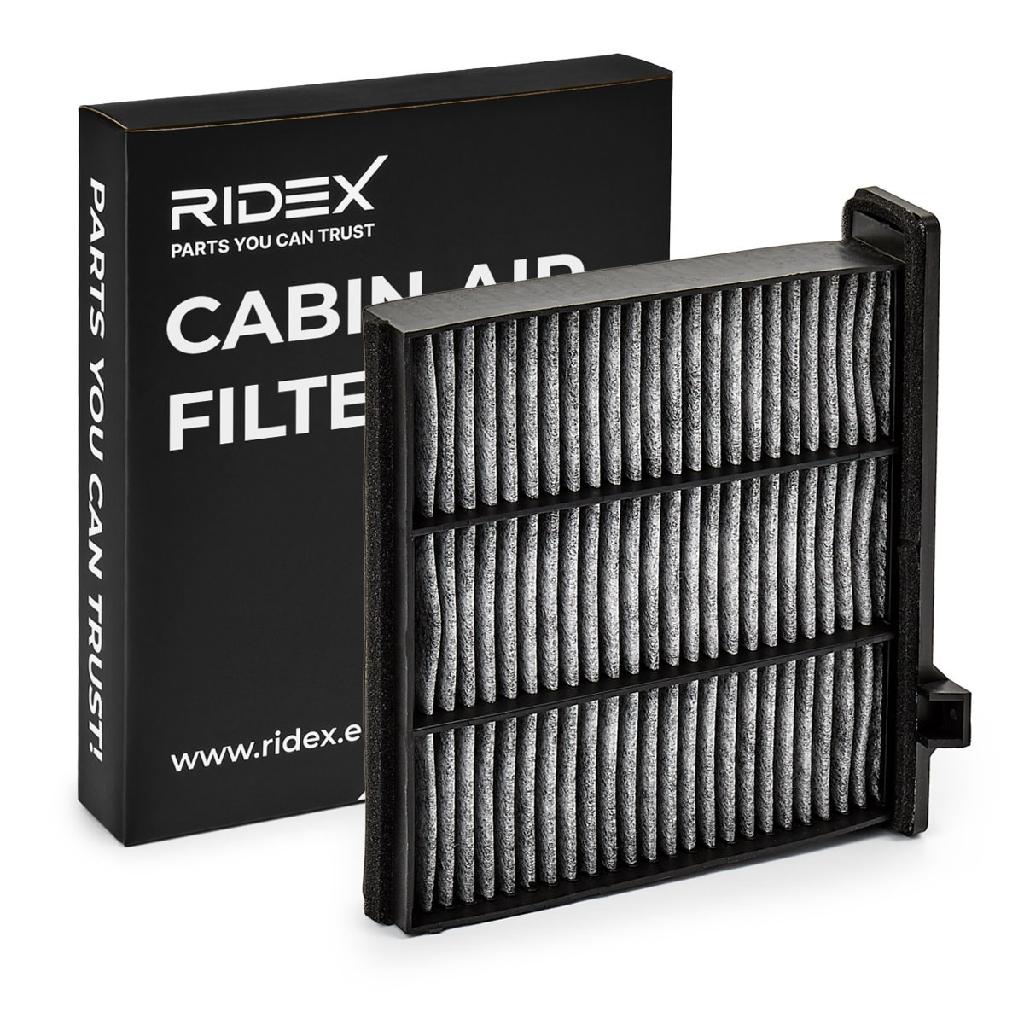 RIDEX 424I0110 Innenraumfilter Pollenfilter Aktivkohlefilter Höhe: 67 Breite:
