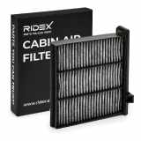 RIDEX 424I0110 Innenraumfilter Pollenfilter Aktivkohlefilter Höhe: 67 Breite: