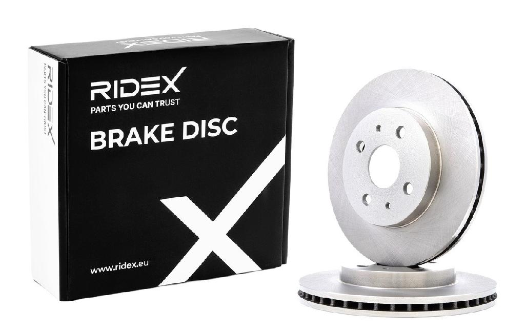RIDEX 82B0560 1x Bremsscheibe Vorne Ø254mm Belüftet für DAIHATSU SIRION (M3)