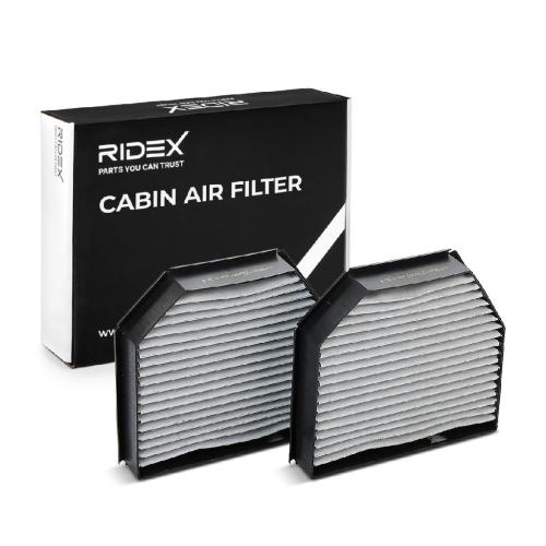 RIDEX 424I0419 Innenraumfilter Pollenfilter Aktivkohlefilter Höhe: 40 Breite: Bild RIDEX 424I0419 Innenraumfilter Pollenfilter Aktivkohlefilter Höhe: 40 Breite: