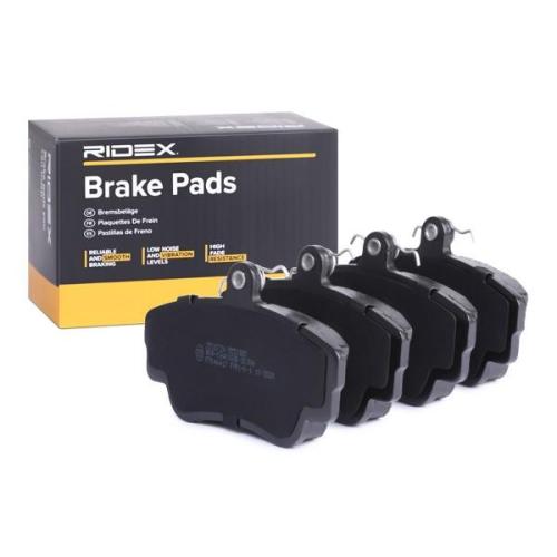 RIDEX Bremsbelagsatz Bremsbeläge Vorne für VOLVO 480 E (482) 440 K (445) 460 L Bild RIDEX Bremsbelagsatz Bremsbeläge Vorne für VOLVO 480 E (482) 440 K (445) 460 L