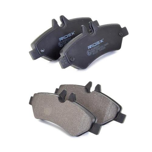 RIDEX Bremsbelagsatz Bremsbeläge Hinten passend für MERCEDES-BENZ für VW Bild RIDEX Bremsbelagsatz Bremsbeläge Hinten passend für MERCEDES-BENZ für VW