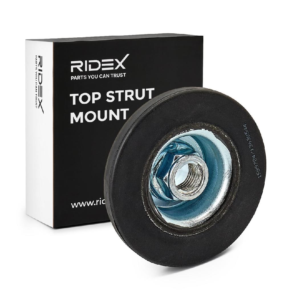 RIDEX 1180S0172 Federbeinstützlager Vorne für RENAULT Clio 1I (BB0/1/2, CB0/1/2)