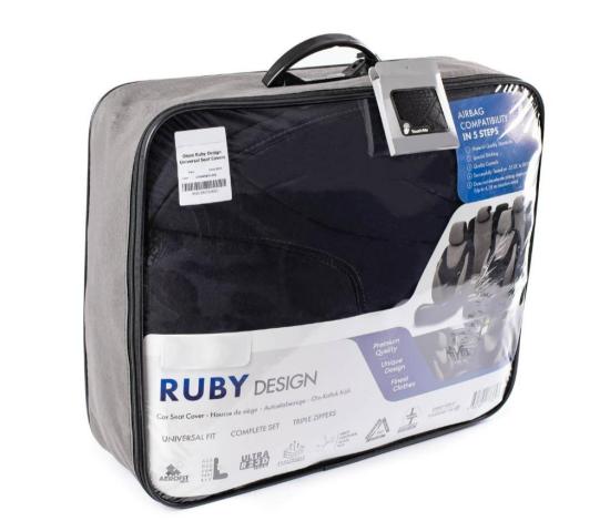 Otom OT00925 PKW Sitzschonbezug Vorne und Hinten Satz Polyester Schwarz/Grau Bild Otom OT00925 PKW Sitzschonbezug Vorne und Hinten Satz Polyester Schwarz/Grau