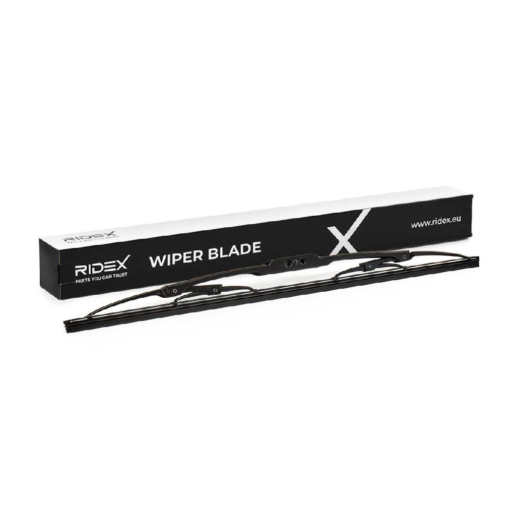 RIDEX Scheibenwischer Wischblatt Stück ohne Spoiler Vorne Länge: 475mm Standard