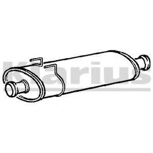 VEGAZ Mittelschalldämpfer für RENAULT Master 1I Kasten (FD) Bild VEGAZ Mittelschalldämpfer für RENAULT Master 1I Kasten (FD)