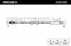 RIDEX Bremsschlauch 83B0286 VORNE beidseitig BREMSSCHLÄUCHE Länge: 361mm Bild RIDEX Bremsschlauch 83B0286 VORNE beidseitig BREMSSCHLÄUCHE Länge: 361mm