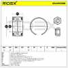 RIDEX 654W0008 Radlagersatz pro 1 Rad Vorne beidseitig f&uuml;r RENAULT 4021000QAA