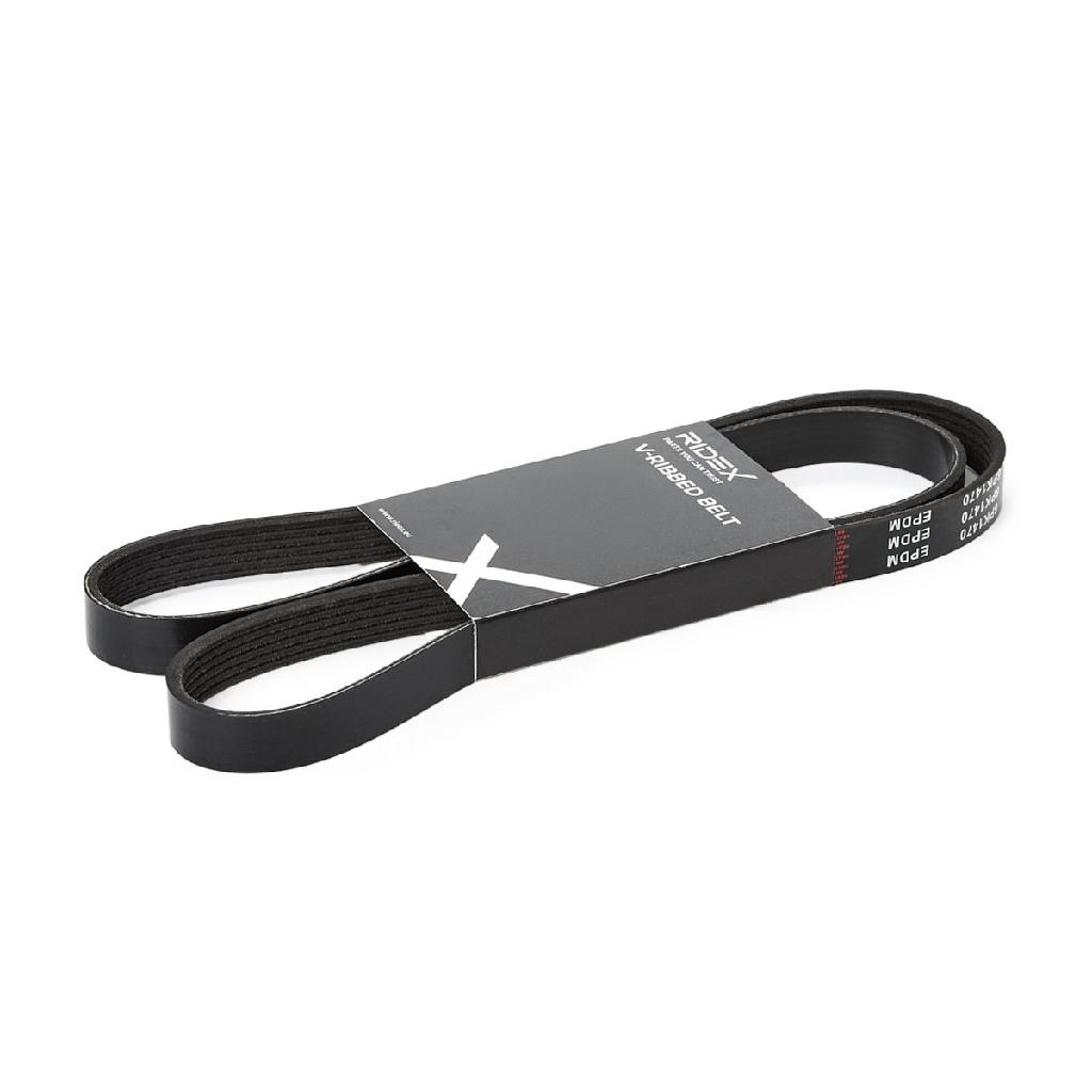 Keilrippenriemen RIDEX 6PK1470 für VW Lupo (6X1, 6E1) passend für PEUGEOT