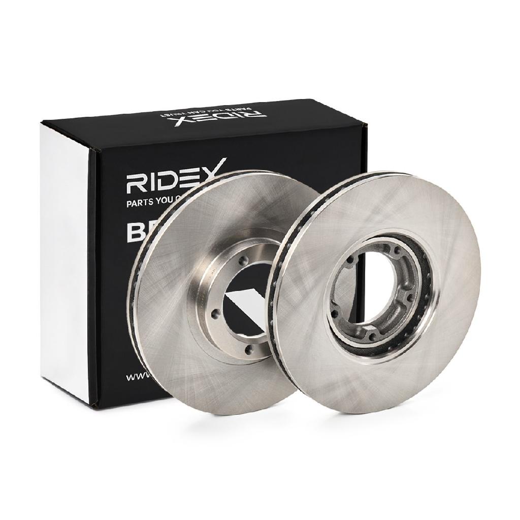 RIDEX 82B0913 2x Bremsscheiben Vorne Ø254mm Belüftet für FORD 1514234