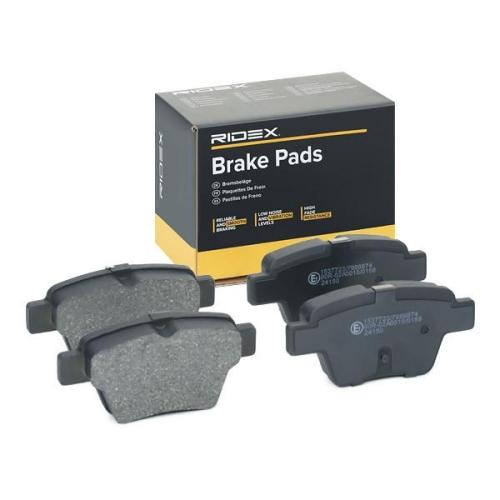 RIDEX Bremsbelagsatz Bremsbeläge Hinten passend für PEUGEOT 207 (WA, WC) 207 CC Bild RIDEX Bremsbelagsatz Bremsbeläge Hinten passend für PEUGEOT 207 (WA, WC) 207 CC