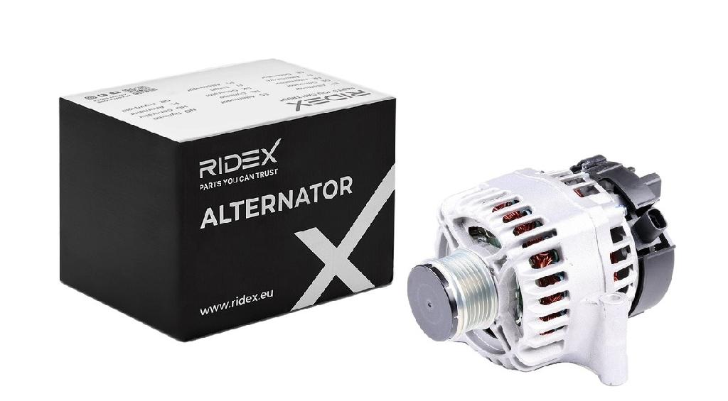 RIDEX 4G0156 Lichtmaschine 105A 12V Drehrichtung im Uhrzeigersinn mit für OPEL