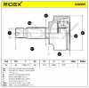 RIDEX 5J0397 Gelenksatz Antriebswelle Achswelle radseitig Vorne 6393300301 Bild RIDEX 5J0397 Gelenksatz Antriebswelle Achswelle radseitig Vorne 6393300301