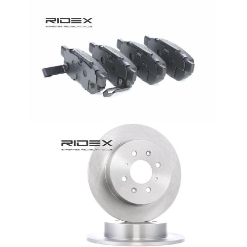 RIDEX Bremsenset Hinten Ø260mm - Bremsscheiben und Beläge für HONDA für MG Bild RIDEX Bremsenset Hinten Ø260mm - Bremsscheiben und Beläge für HONDA für MG