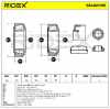 RIDEX 654W0105 Radlagersatz pro 1 Rad Hinten beidseitig passend für PEUGEOT Bild RIDEX 654W0105 Radlagersatz pro 1 Rad Hinten beidseitig passend für PEUGEOT