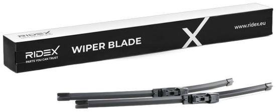 2x RIDEX Scheibenwischer Satz Wischerblätter Satz ohne Spoiler Vorne Länge 1: Bild 2x RIDEX Scheibenwischer Satz Wischerblätter Satz ohne Spoiler Vorne Länge 1: