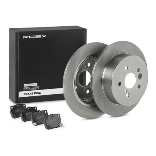 RIDEX Bremsenset Hinten Ø303mm - Bremsscheiben und Beläge für TOYOTA RAV 4 II Bild RIDEX Bremsenset Hinten Ø303mm - Bremsscheiben und Beläge für TOYOTA RAV 4 II