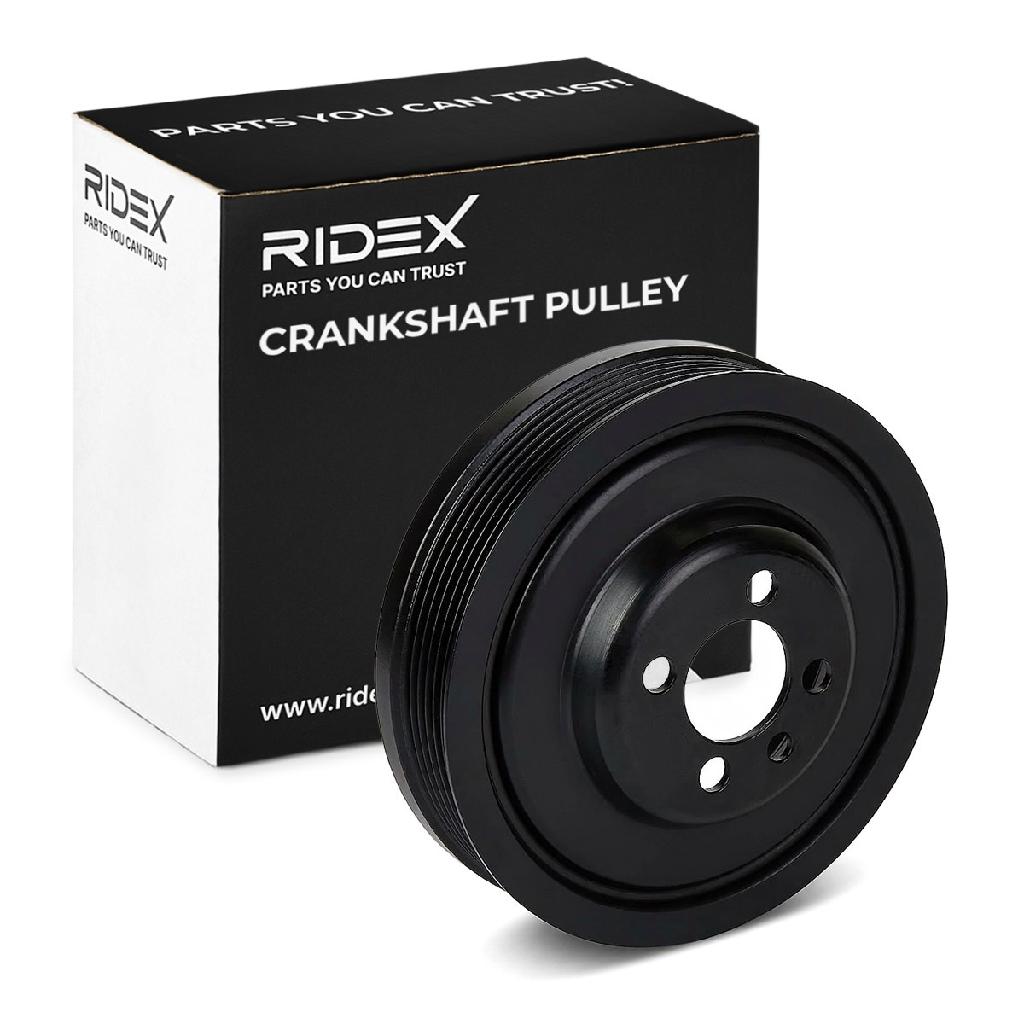 RIDEX 3213B0075 Riemenscheibe Kurbelwelle 139mm Kurbelwellenriemenscheibe für VW