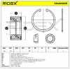 RIDEX 654W0029 Radlagersatz pro 1 Rad Hinten beidseitig A1243500749 A2099800016 Bild RIDEX 654W0029 Radlagersatz pro 1 Rad Hinten beidseitig A1243500749 A2099800016