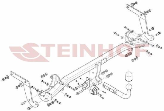 STEINHOF Satz Anhängerkupplung passend für PEUGEOT 3008 SUV (M) Bild STEINHOF Satz Anhängerkupplung passend für PEUGEOT 3008 SUV (M)