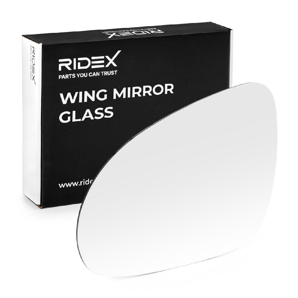 RIDEX 1914M0046 Spiegelglas Glas Aussenspiegel asphärisch links für VW Golf 5I