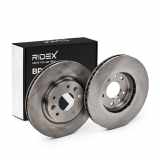 RIDEX 82B1312 2x Bremsscheiben Vorne Ø296mm innenbelüftet für NISSAN