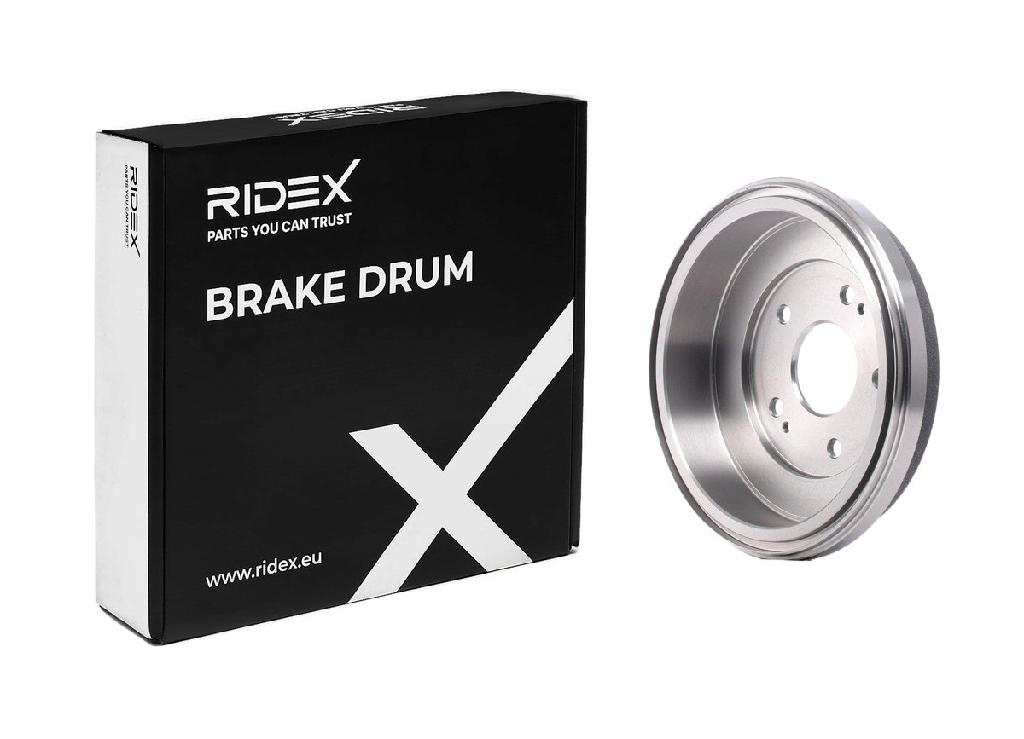 RIDEX 123B0118 2x Bremstrommeln Set Hinten AußenØ268,5mm für HONDA CR-V I