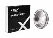 RIDEX 123B0118 2x Bremstrommeln Set Hinten AußenØ268,5mm für HONDA CR-V I