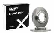 RIDEX 82B1532 2x Bremsscheiben Hinten Ø302mm voll für RENAULT 8660003521