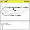 RIDEX Handbremsseil Hinten für AUDI A4 Limousine (8D2, B5) Bild RIDEX Handbremsseil Hinten für AUDI A4 Limousine (8D2, B5)
