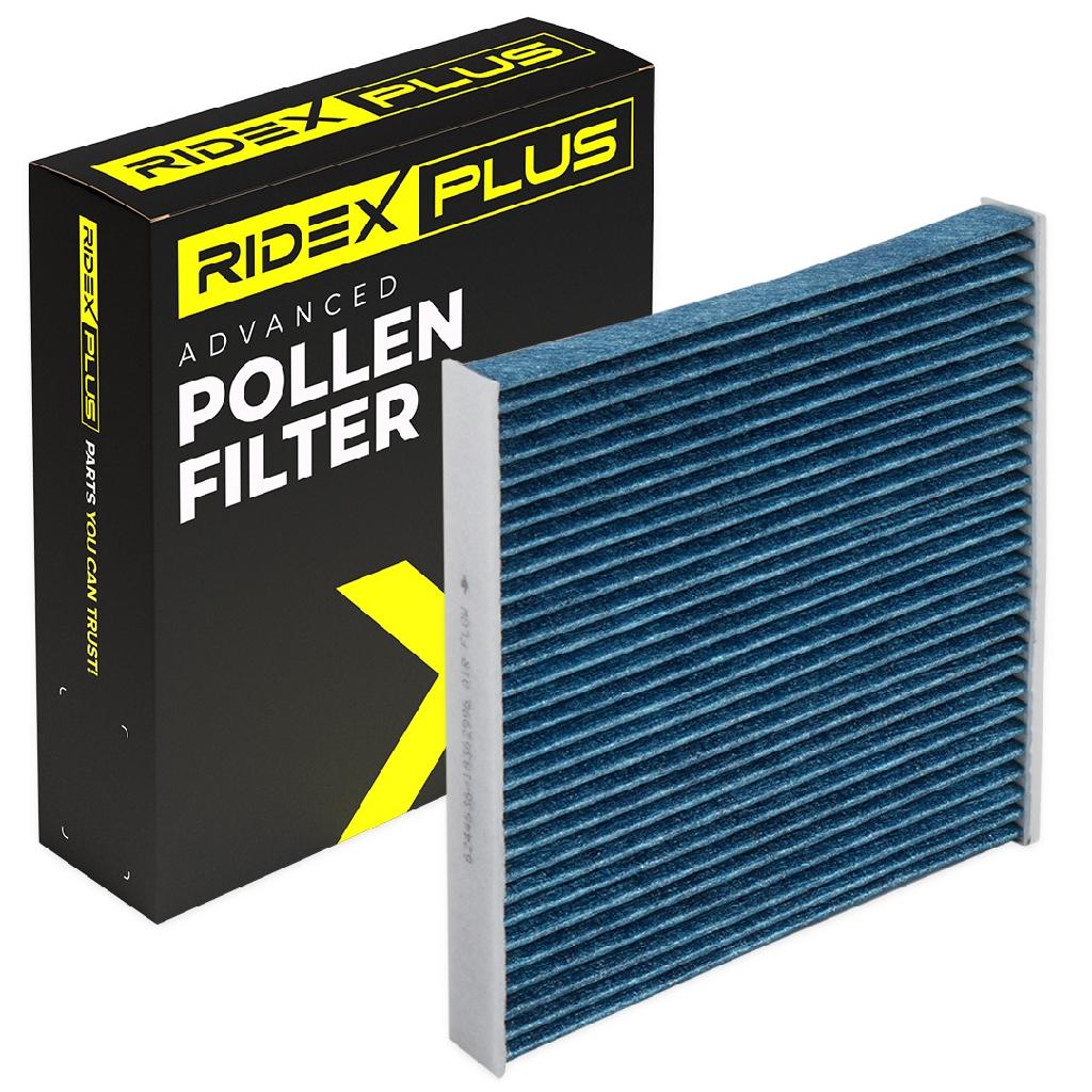 RIDEX PLUS 424I0513P Innenraumfilter Pollenfilter Aktivkohlefilter Höhe: 35