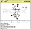 RIDEX 2462S0139 Traggelenk Führungsgelenk Vorne für VW Golf 1V Schrägheck (1J1) Bild RIDEX 2462S0139 Traggelenk Führungsgelenk Vorne für VW Golf 1V Schrägheck (1J1)