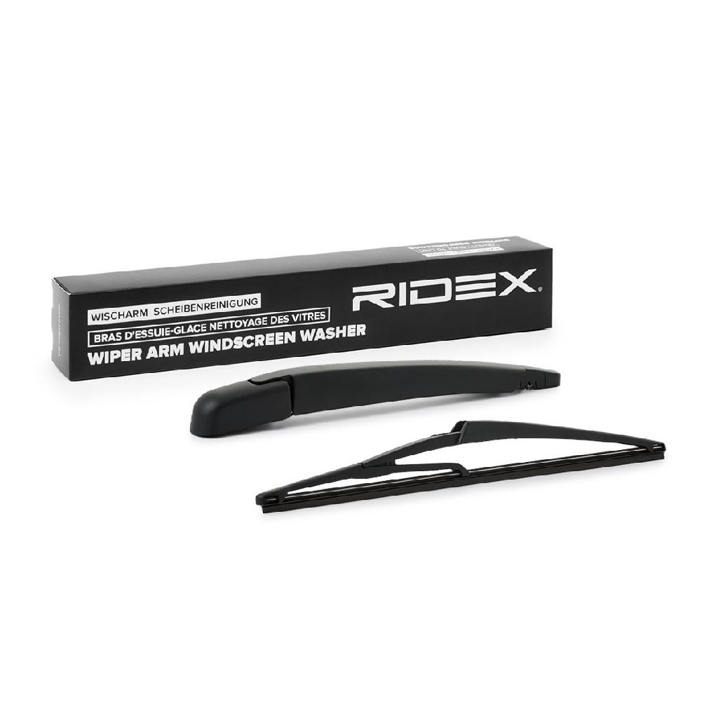 RIDEX Wischerarm Scheibenwischerarm 301W0287 hinten mit Wischblatt für NISSAN