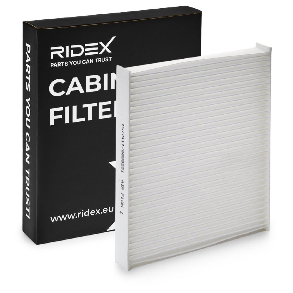 RIDEX 424I0176 Innenraumfilter Pollenfilter Höhe: 20 Breite: 193 Länge: 165