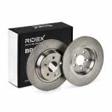 RIDEX 82B3096 2x Bremsscheiben Hinten Ø320mm voll passend für MERCEDES-BENZ