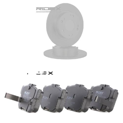 RIDEX Bremsenset Hinten Ø260mm - Bremsscheiben und Beläge für HONDA ACCORD VII Bild RIDEX Bremsenset Hinten Ø260mm - Bremsscheiben und Beläge für HONDA ACCORD VII