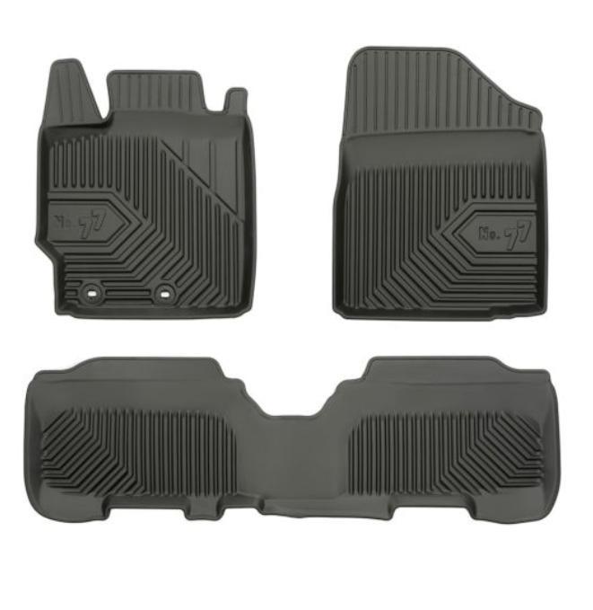 3x FROGUM 77408401 Fußmatten Set Vorne und Hinten für TOYOTA