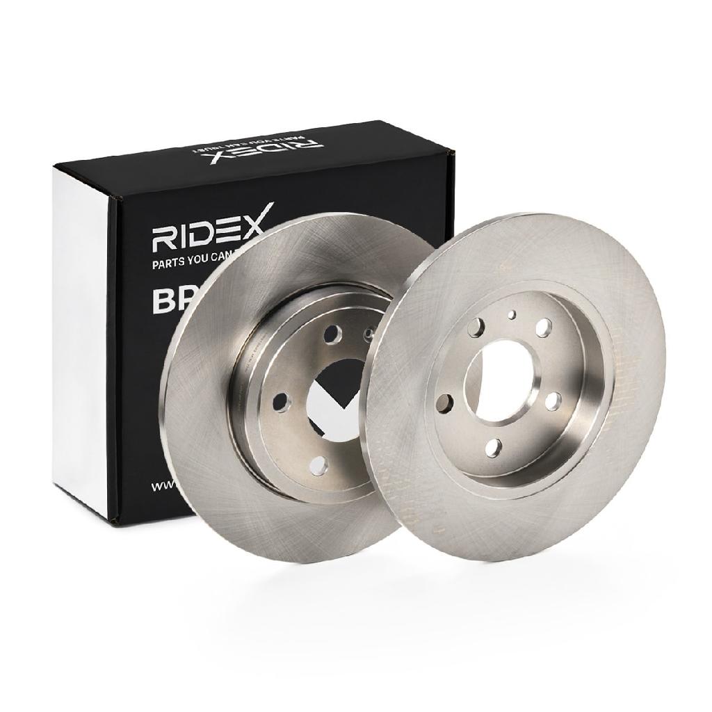 RIDEX 82B0144 2x Bremsscheiben Hinten Ø287,7mm voll für AUDI A4 Avant