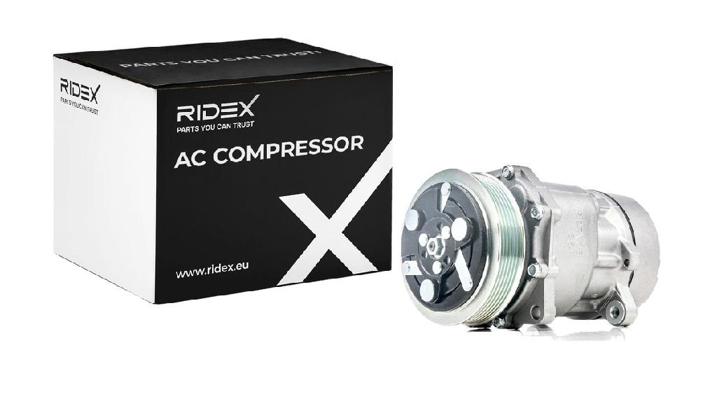 RIDEX A/C Kompressor für Klimaanlage Klimakompressor mit ID: SD7V16 Kältemittel: