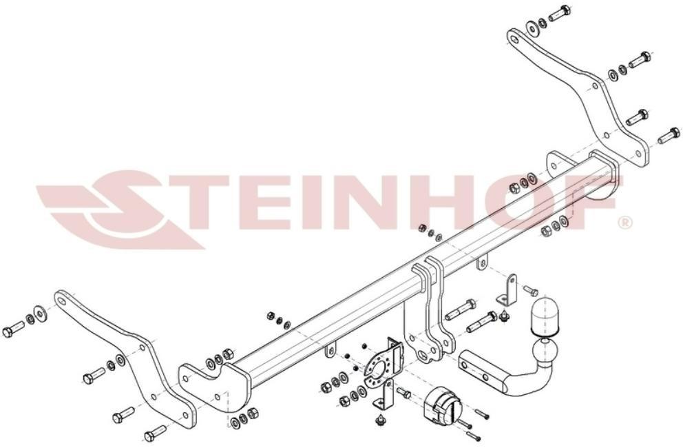 STEINHOF Anhängerkupplung für DACIA Sandero III (BJI)