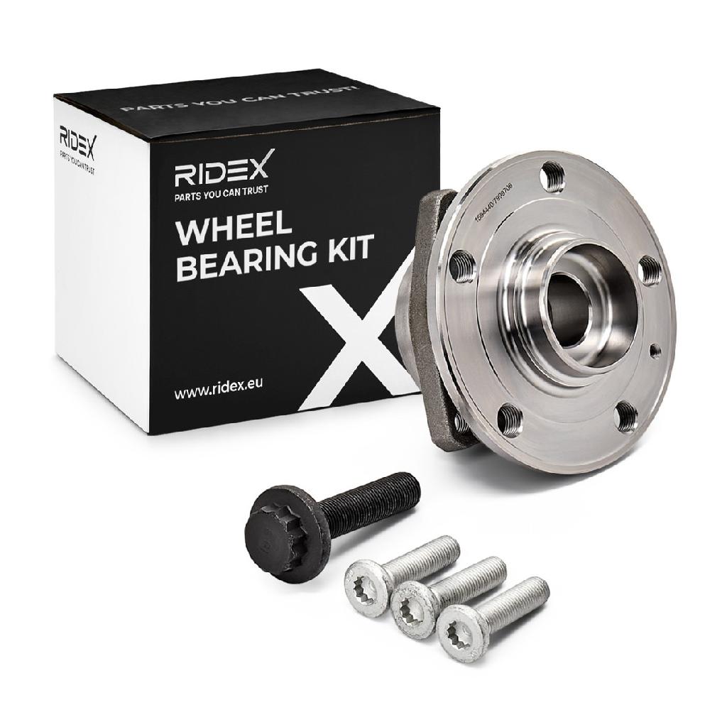RIDEX 654W0053 Radlagersatz pro 1 Rad Vorne Hinten für VW Golf 5II Schrägheck